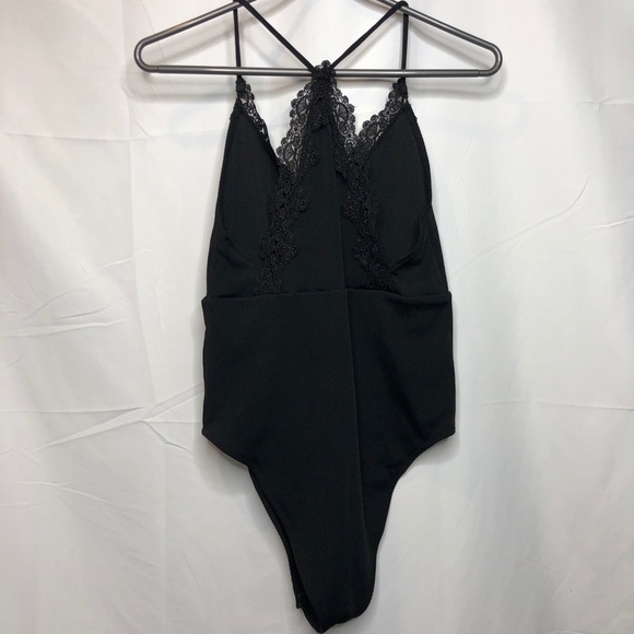 TopShop Lace Trim Strappy Bodysuit 8 - Picture 4 of 7